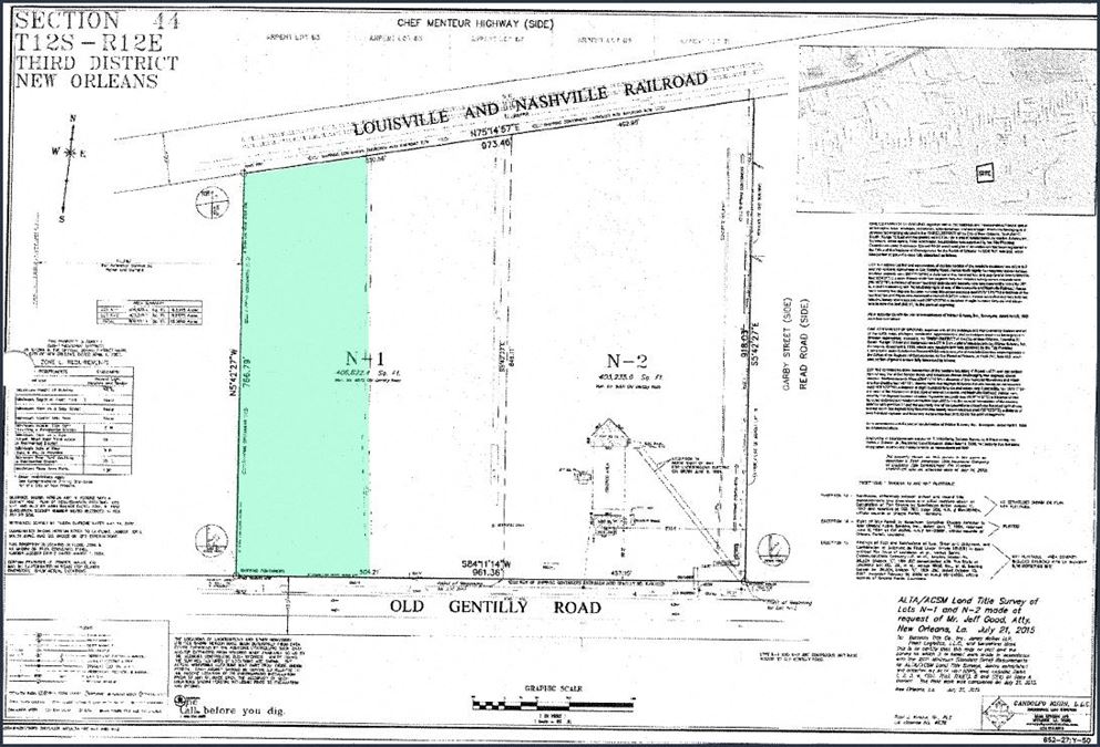 4.5-acre site available for lease on Old Gentilly Road