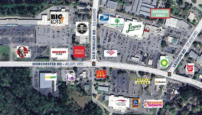 Preview of Retail space for Rent at 10040 Dorchester Road