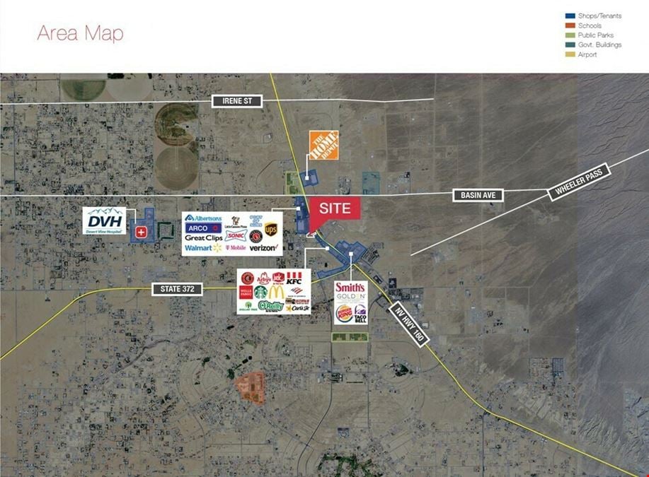 2.1 Acres of Vacant Retail Land at 410 NV HWY 160.