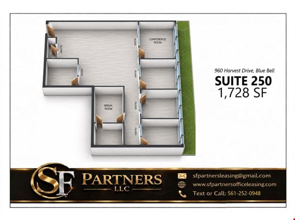 Preview of Office space for Rent at 960 Harvest Drive