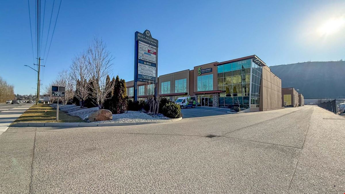 Centrally located industrial end-cap for sublease in the West Kelowna Business Park.
