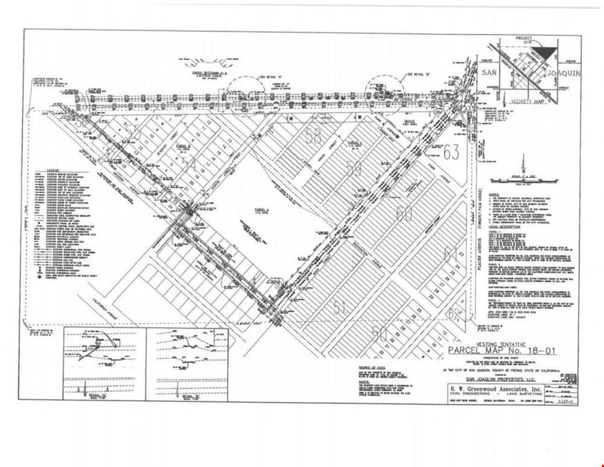 Prime Residential Development Land in Growing San Joaquin, Ca Area