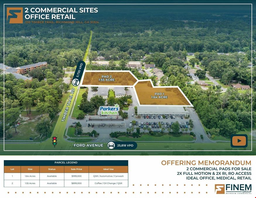 2 Commercial Sites | Office/Retail