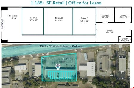 Preview of Office space for Rent at 3045 Gulf Breeze Pkwy