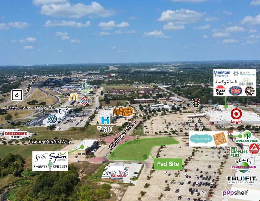 Bryan Towne Center Pad Site