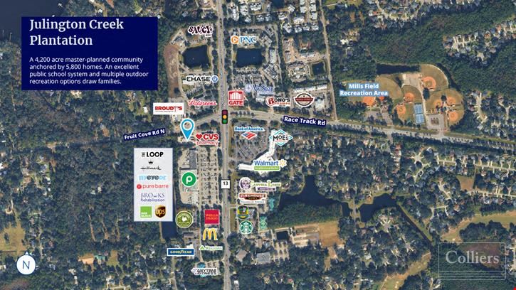 1,567± SF QSR Parcel Available on Race Track Rd