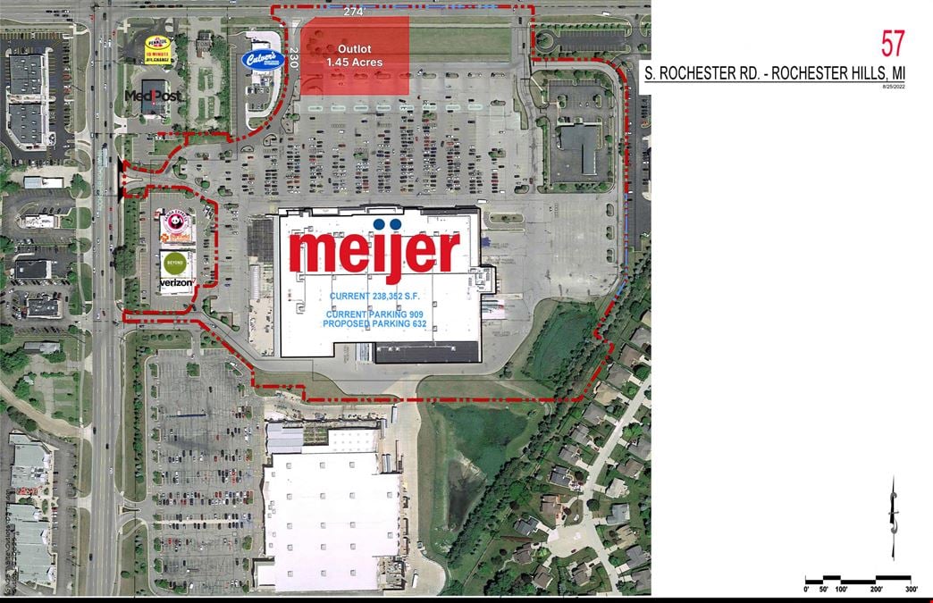 Rochester Hills Meijer Outlot