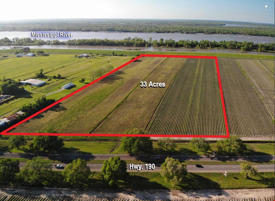 Industrial Land- 33 Acres on Hwy 190 near Chemical Plants