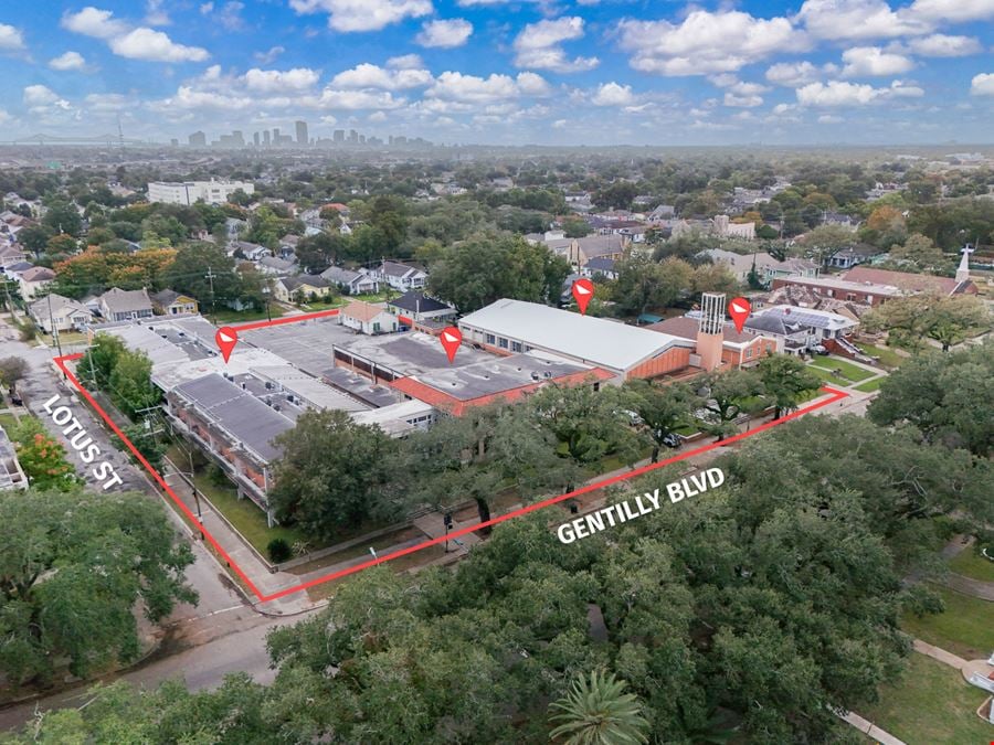 The St. James School & Church Property in Gentilly