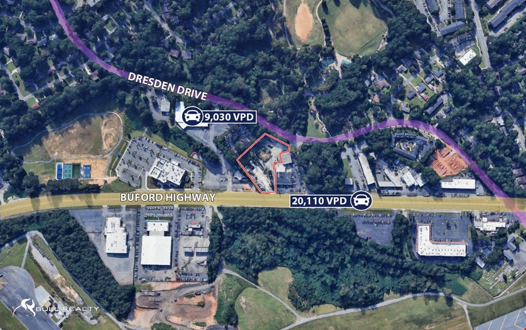 Chamblee Redevelopment Site |  ±1.90 Acres | For Sale or Ground Lease