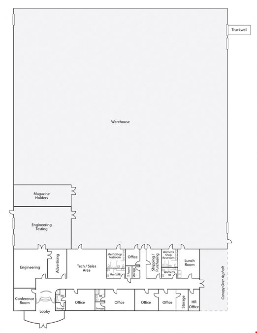 43,370 SF Manufacturing Facility For Sublease