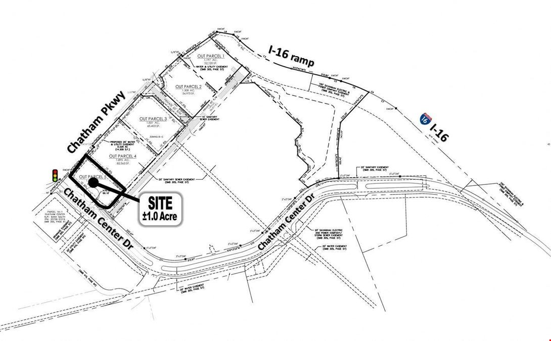 Ground Lease Opportunity | ±1.0 Acre Outparcel at The Chatham Center