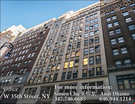Preview of Office space for Rent at 261 West 35th Street