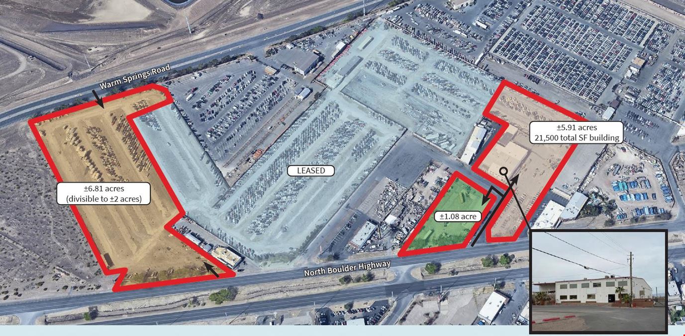 Sublease - Yard options with bldg