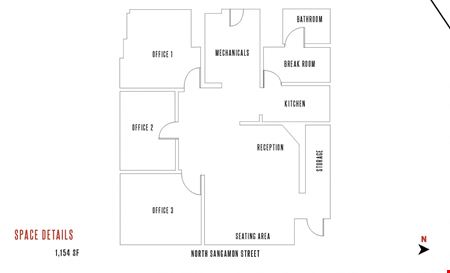Preview of Retail space for Rent at 14 North Sangamon Street