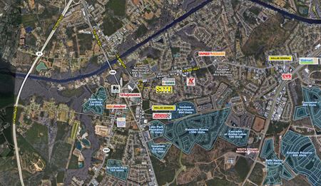 Preview of VacantLand space for Rent at Socastee Blvd & Dick Pond Rd