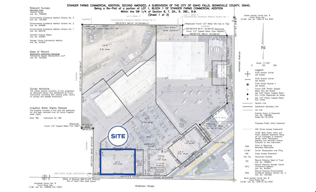 Pad Site at Highway 26 & Anderson