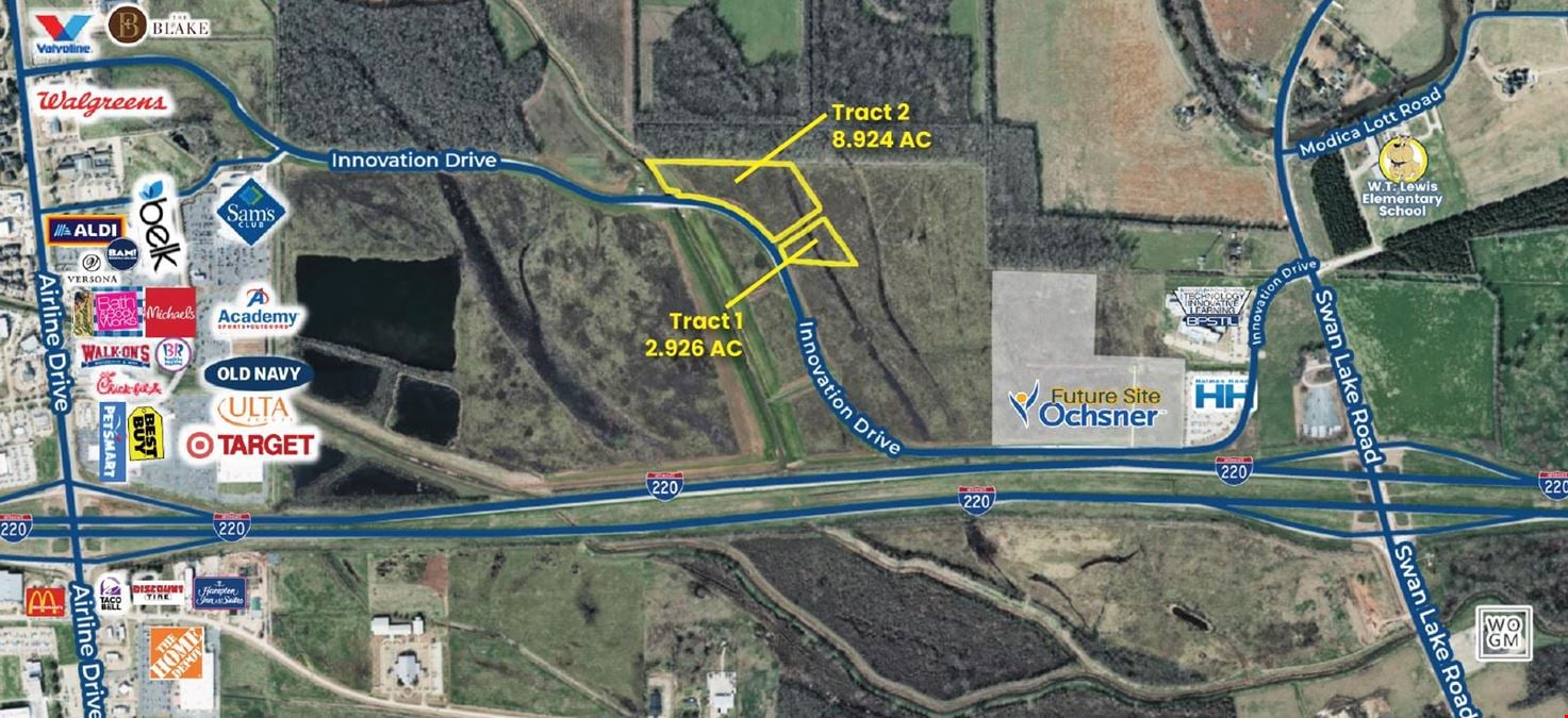 Innovation Dr. Land - Commercial Lots / Will Sub-divide