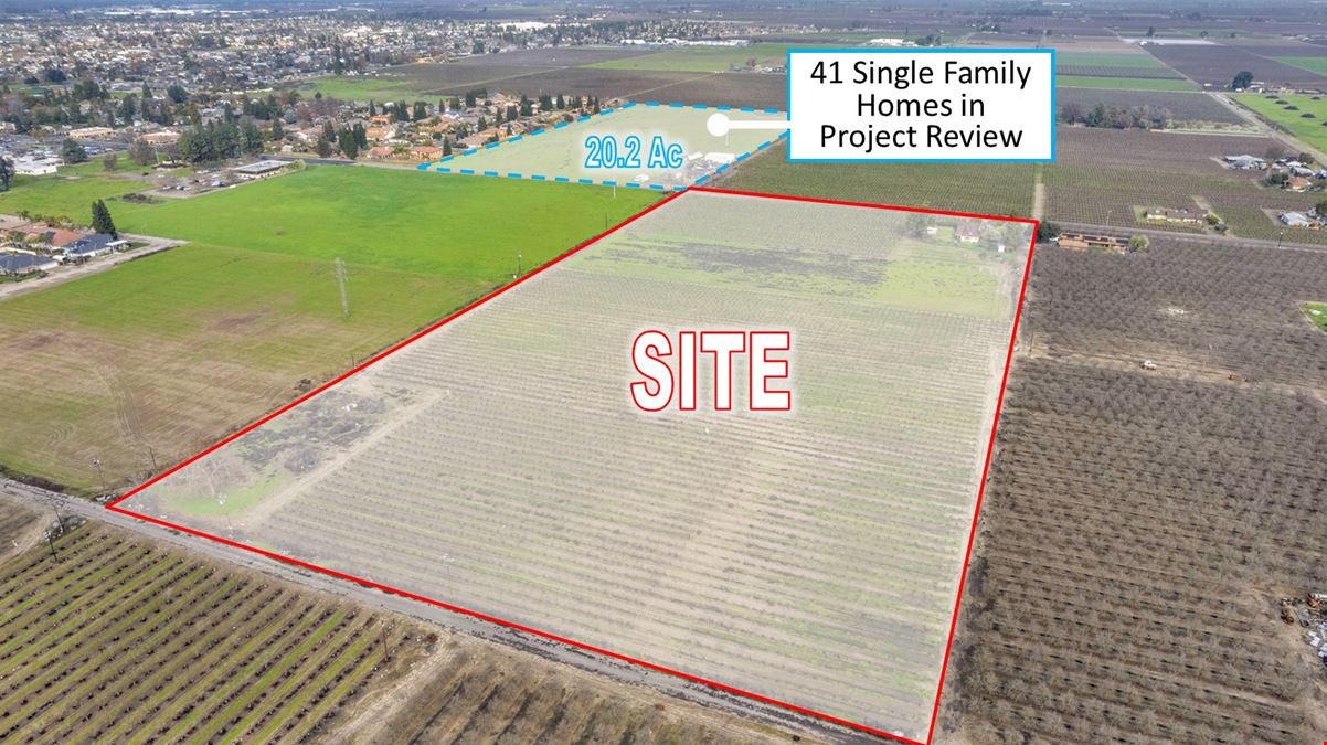 ±19.32 Acres of Vacant Residential Land in Selma, CA