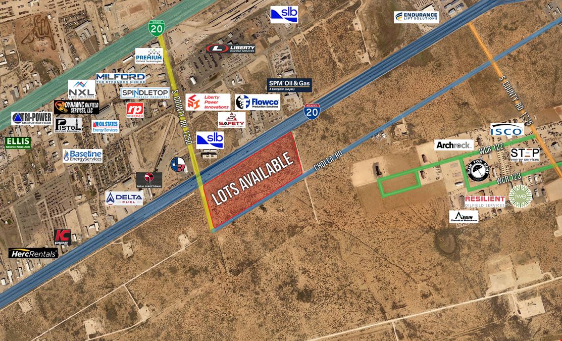 10 Lots on Interstate 20 for Custom Build to Suit!