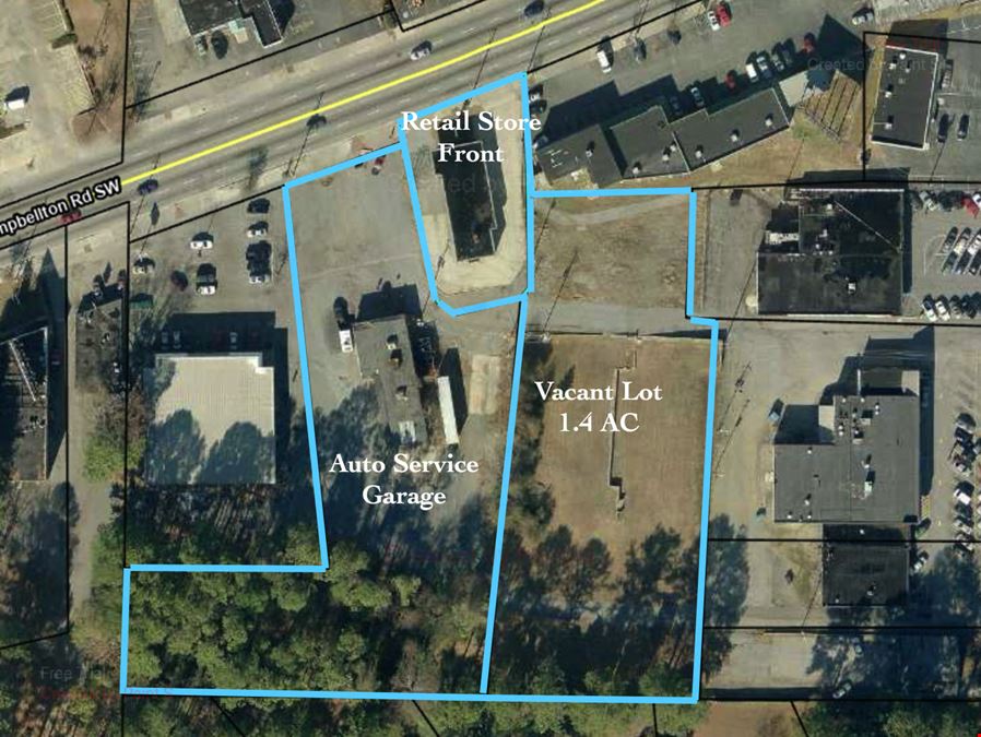 3 Parcel Assemblage - 3.26 acres - Self Storage/Retail Redevelopment Site