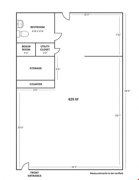 Preview of Retail space for Rent at 2383 & 2391 South Downing Street