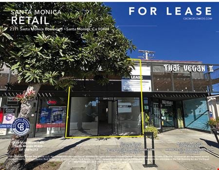 Preview of Retail space for Rent at 2311 Santa Monica Blvd