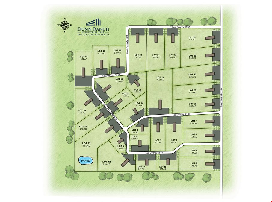 Dunn Ranch Industrial Park: 31 Lots Spanning 153 Acres