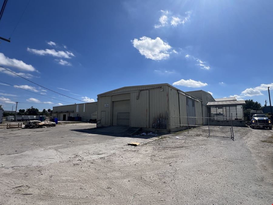 East Tampa M-Zoned Industrial Warehouse (Dock and Grade)