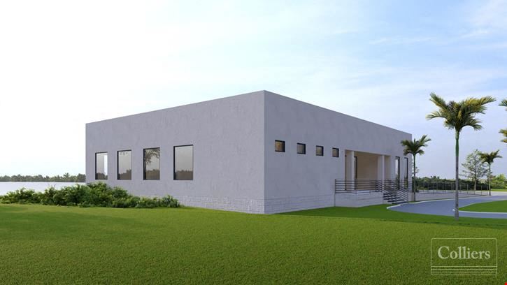 Office or Medical: Proposed 3,899 SF Building + 912 SF Outdoor Covered Area In Cape Coral, FL