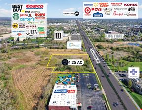 $1 Auction – 1.25 Acre Chicago MSA Site | 40K VPD | $129K Avg HHI