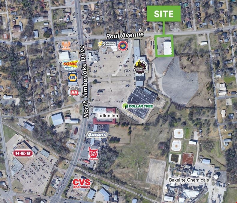 1 AC Commercial Lot with 15,454 SF Multi-Use Service Building