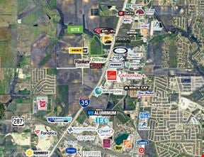 40 ACRES, ~23 BUILDABLE AC WITH IH-35 ACCESS