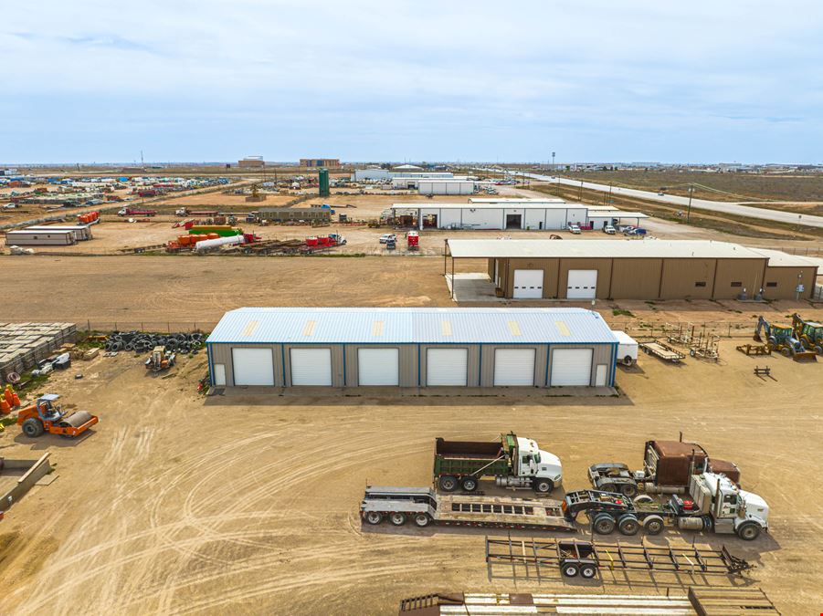 Crane Served Shop with Covered Workspace on FM 1788