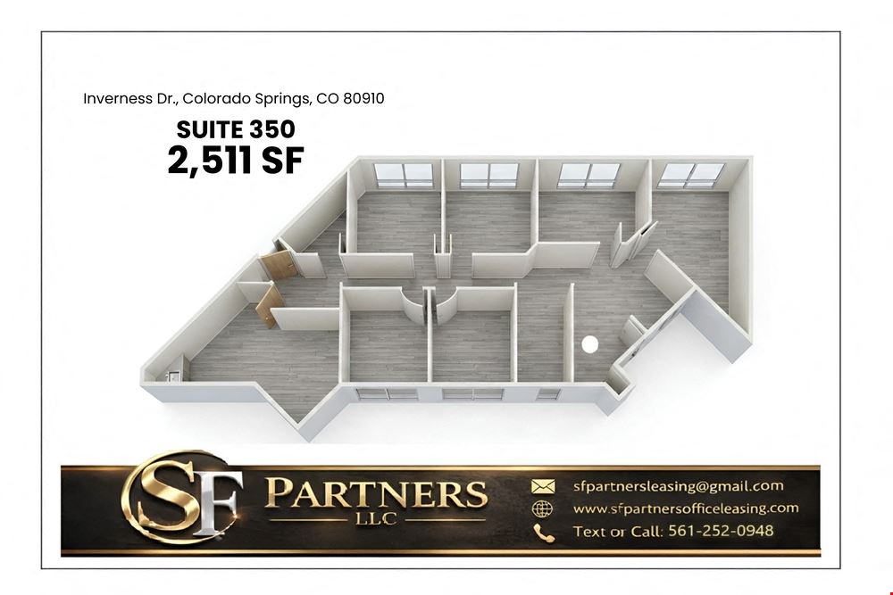 2511 SF Suite 350 Professional Office Spaces in Colorado Springs, CO 80910