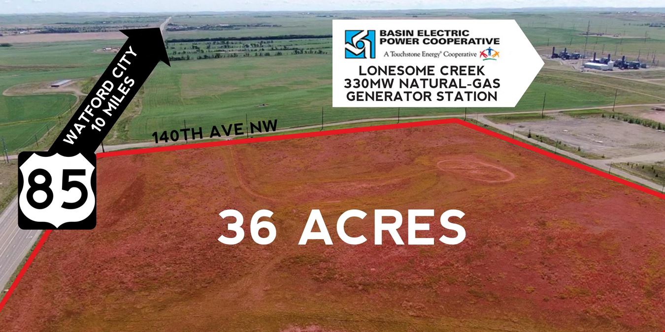 36 AC of Developable Land on US-85