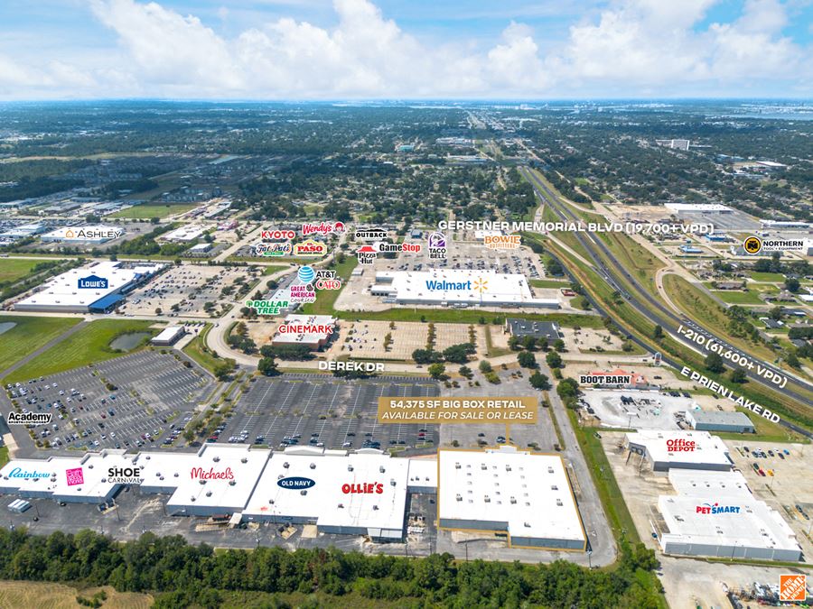 54,375 SF Big Box Retail with Dock-Highs in Power Center