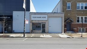 Prime North Center Retail Front + Dual Drive-In Warehouse/Garage