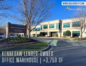 Kennesaw Lender-Owned Office Warehouse | ±3,750 SF