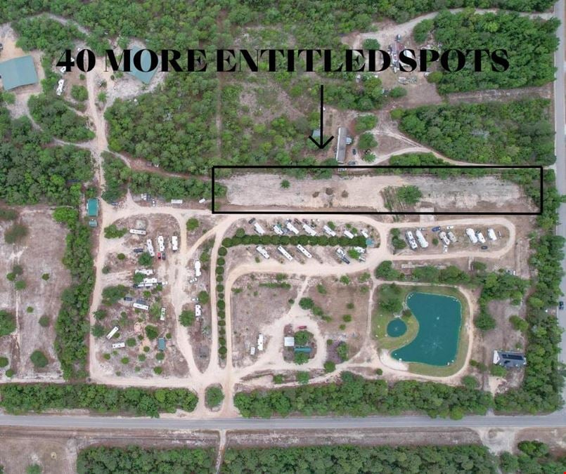 Stabilized RV Park 35 Sites w/ 40 More Entitled | 23 Ac | Aiken, SC