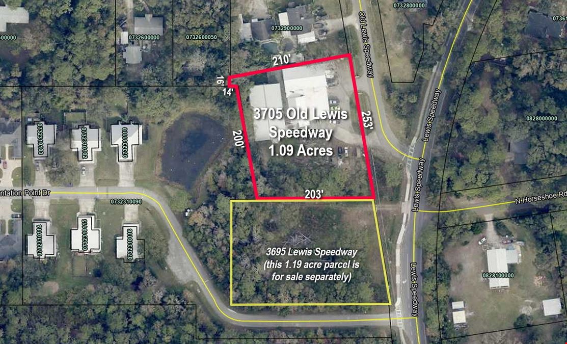 1.09± Acres with Warehouse/Showroom/Office