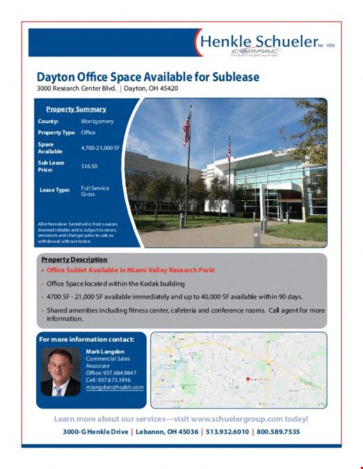 Research Boulevard Sublease