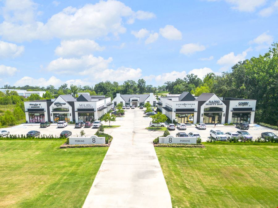 Perkins 8: Class A Office and Retail Suites near Pecue Lane