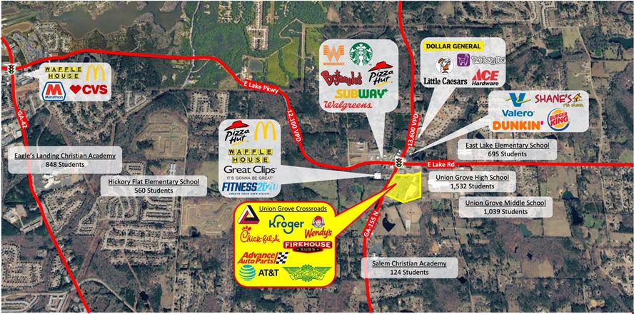 Preview of Retail space for Rent at 2000 GA-155 N