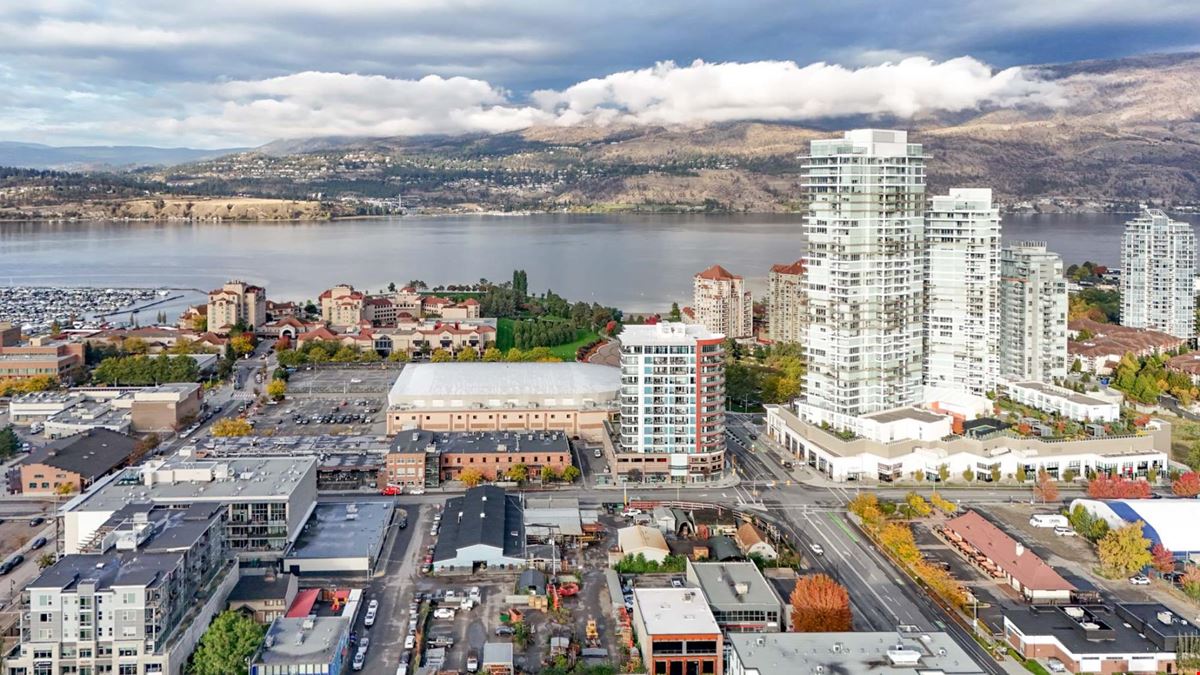 Commercial space available in the Old Cannery Building, an iconic three-storey brick building in Downtown Kelowna