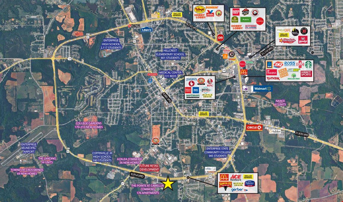 Camellia Commons- Land Available for Sale/Lease