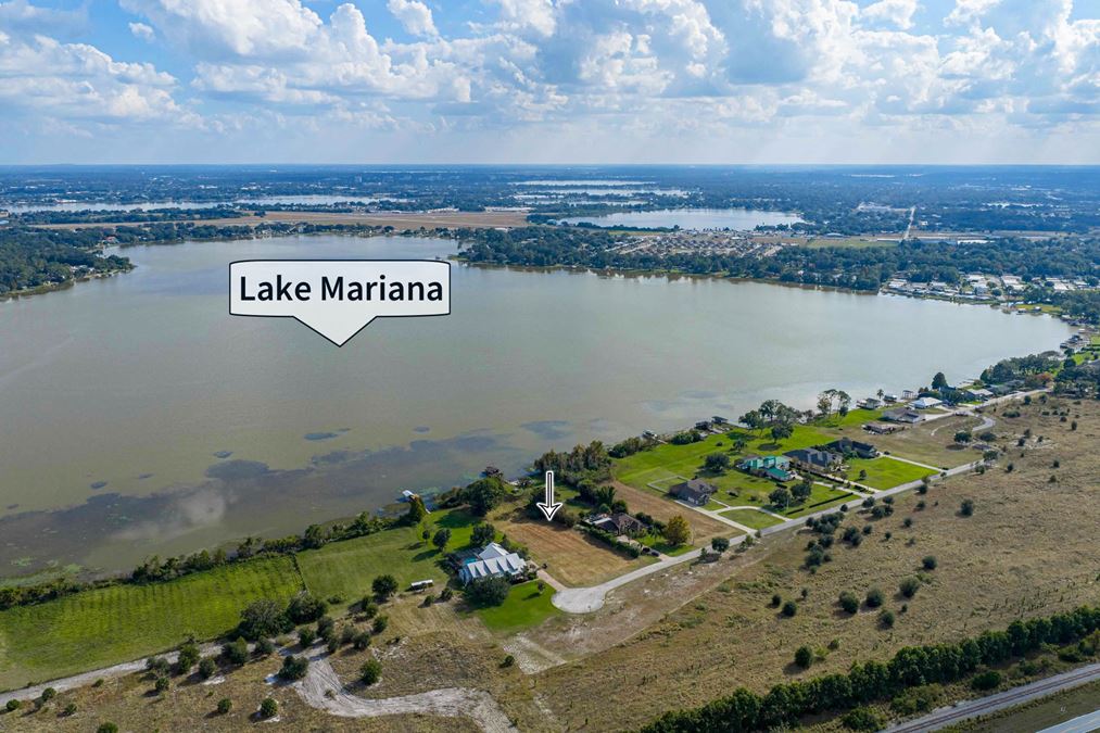 Stunning 1.25 AC Lot on Lake Mariana