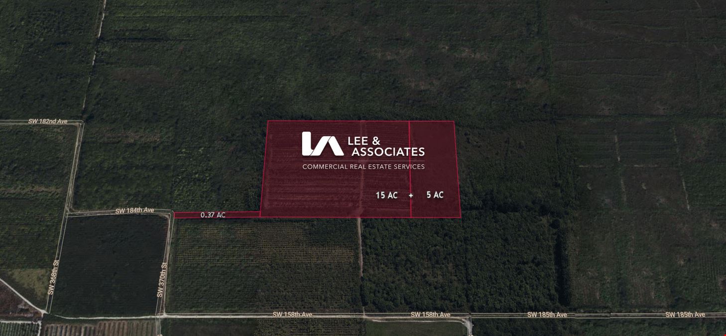 ± 20 AC Vacant Land in South Homestead