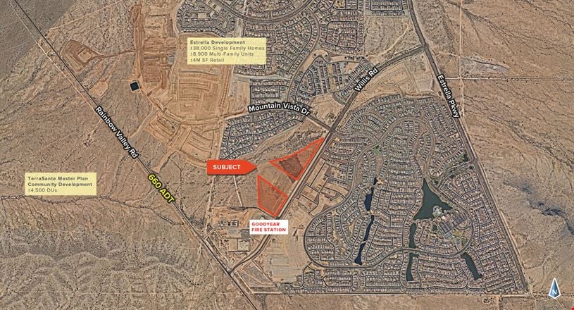 Preview of VacantLand space for Rent at SWC Mountain Vista & Willis Rd