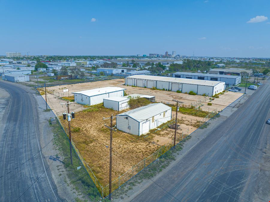 Office Building and 2 Shops on a Corner Lot